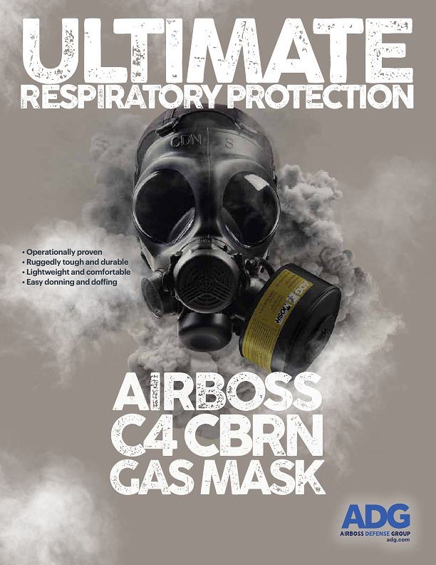 Cover of the C4 CBRN Gas Mask brochure