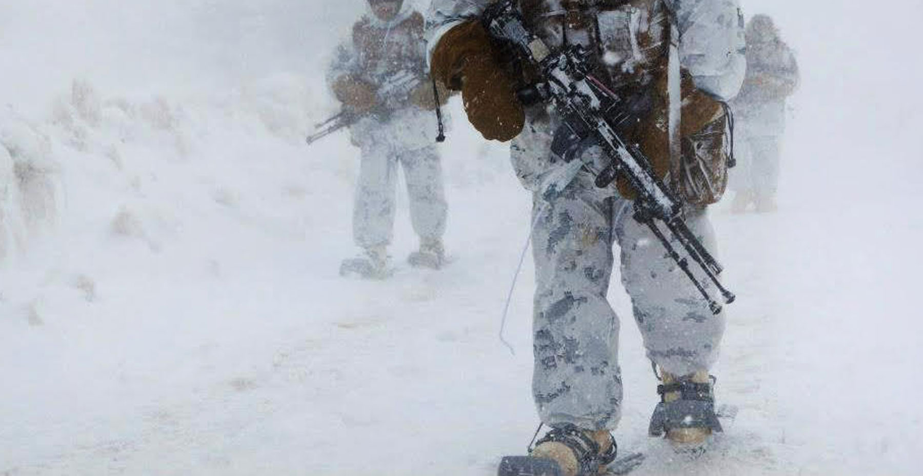 Soldiers in snow