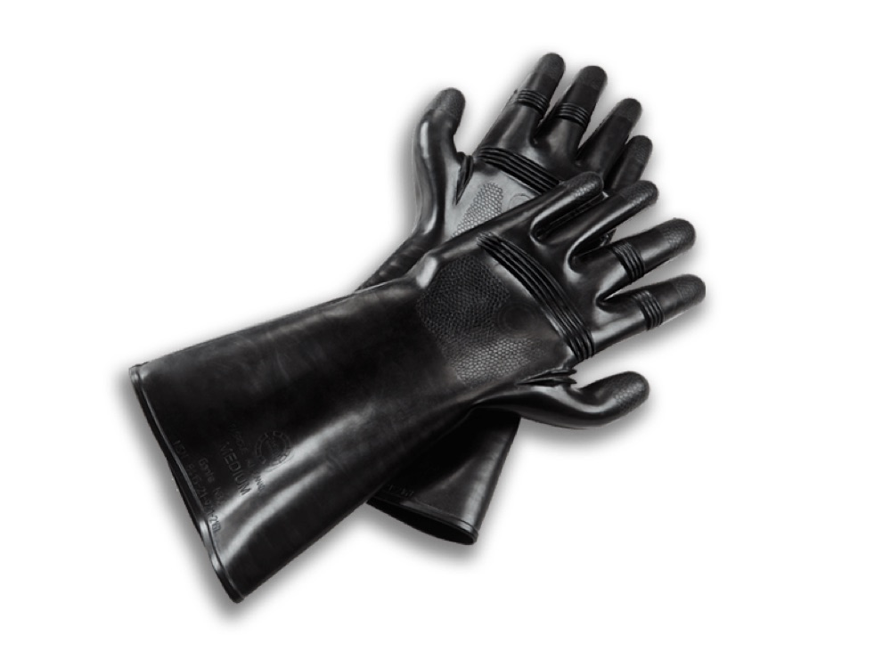 Une paire de gants moulés AirBoss