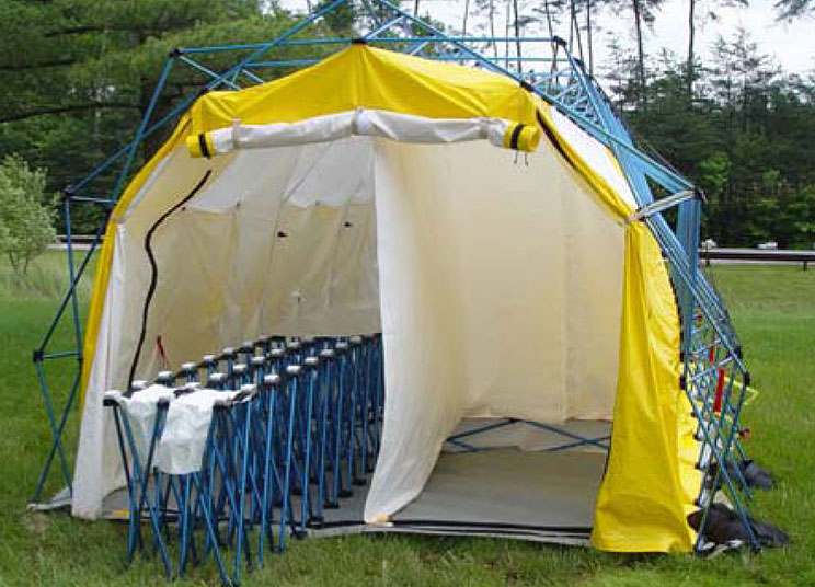 Picture of the Decontamination Shelter