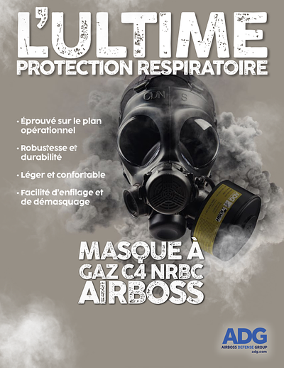 Couverture de la brochure Masque à gaz C4 NRBC