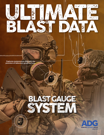 Cover of the The Blast Gauge System® brochure